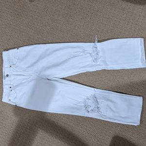 Abercrombie & Fitch Ankle Straight Ultra High Rise Jeans